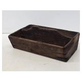 Primitive Wooden Silverware Tray