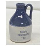 Uhl Pottery 1994 Miniature Christmas Jug