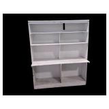 Large Primitive Wooden Display Shelf