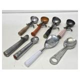 8 Vintage Ice Cream Scoops