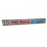 Vintage 11th The Duke of Earl Hand Painted Sign