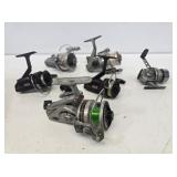 6 Vintage Spinning Fishing Reels
