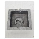 Bruce Fox Fish Cast Aluminum Ashtray