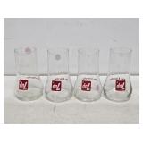Unusual 7-Up Soda Fountain Glasses