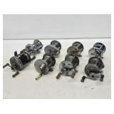 8 Vintage Baitcasting Fishing Reels