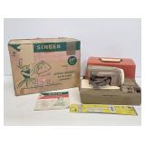 Vintage Singer Sewhandy Sewing Machine with Box