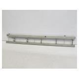 Primitive Wooden Coat Rack with Iron Hooks