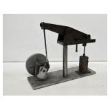 Brass & Aluminum Walking Beam Engine Model