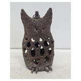 Cast Iron Owl Candle lantern