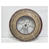 Early Hand Painted Wooden Gaming Wheel