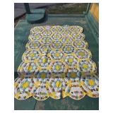 Early Hand Stitched Quilt with Scalloped Edges