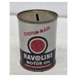 NOS Havoline Motor Oil Coin Bank