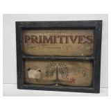 Primitive Wooden Home Decor Sign
