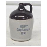 Uhl Pottery 1993 Miniature Christmas Jug