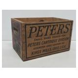 Peters Ammunition Wooden Crate