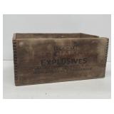 Red Diamond Explosives Wooden Crate
