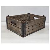 Lily Brook Farms Wood & Metal Milk Crate