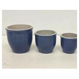 Uhl Pottery 3 Piece Nesting Bowl Set