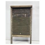 Primitive Soap Saver Brass Washboard