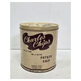 Charles Potato Chips Advertising Tin