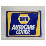 Napa Auto Care Center Embossed Metal Sign