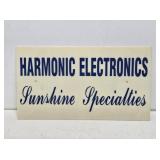 Harmonic Electronics Plastic Sign