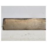 1979 GM Electro-Motive Division Brass Plate