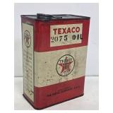 Texaco 2075 Oil 1 Gallon Can