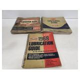 (3) 1960's Texaco Lubrication Guides