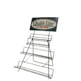 Texaco Oil Can Rack with Original Signage