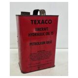 Texaco Aircraft Hydraulic Oil 1 Gallon Can