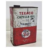 Texaco Capella Oil 1 Gallon Can