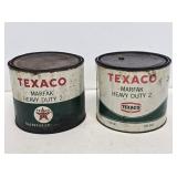2 Texaco Marfak Grease 5lb Cans
