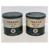 2 Texaco Motor Cup Grease 5lb Cans