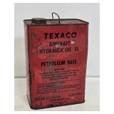 Texaco Aircraft Hydraulic Oil 1 Gallon Can