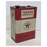 Texaco Capella Oil 1 Gallon Can