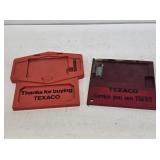 2 Texaco Credit Card Clipboards
