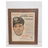 1940's Texaco Sky Chief Framed Advertisement
