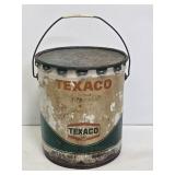 Texaco 5 Gallon Grease Bucket with Lid