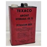 Texaco Aircraft Hydraulic Oil 1 Gallon Can