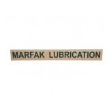 Texaco Marfak Lubrication Plastic Strip Sign
