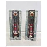 2 Texaco Die Cast Visible Wayne Gas Pump Replicas