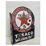 Texaco Motor Oil DSP Flange Sign