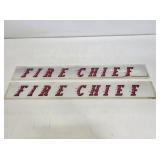 2 Texaco Fire-Chief Gas Pump Ad Glasses