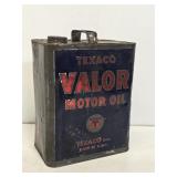 Texaco Valor Motor Oil 2 Gallon Can