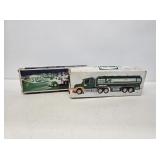 2002 & 2014 NIB Hess Semi Trucks