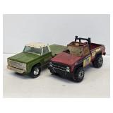 Tonka & Nylint Pressed Steel Pickup Truck Toys