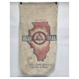 Illinois Blue Seal Canvas Seed Sack