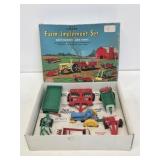 Rare NOS Auburn Toy Farm Implement Set with Box