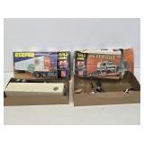 2 Semi Model Kits with Boxes